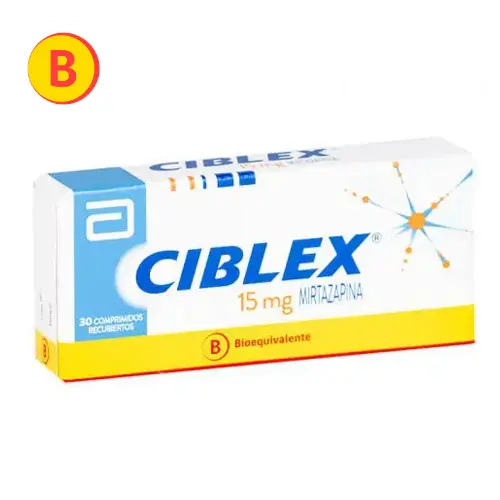 Product image of Ciblex 15 mg x 30 comprimidos recubiertos (Abbott)