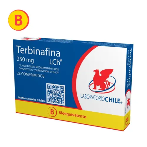 Terbinafina 250 mg x 28 comprimidos (LCh)