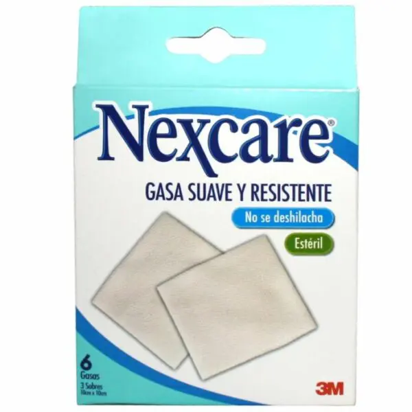 Product image of Nexcare Gasa Suave y Resistente  10 cm x 10 cm x 6 Gasas