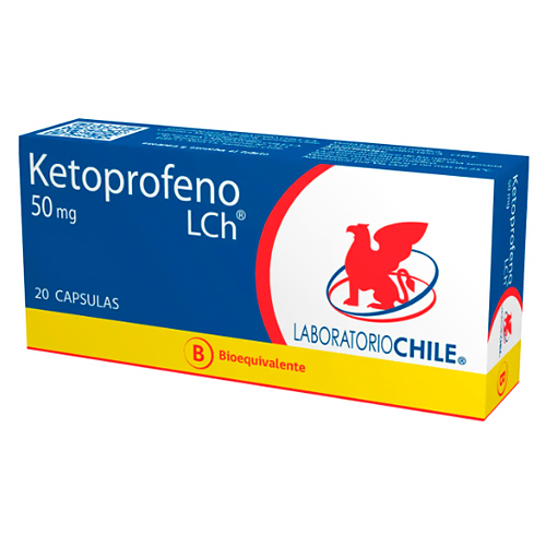 Ketoprofeno 50 mg x 20 cápsulas