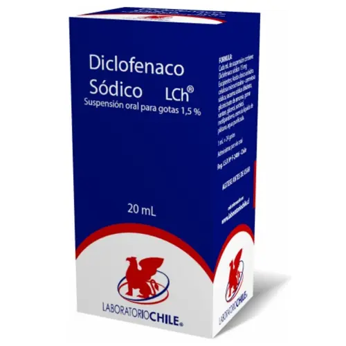 Product image of Diclofenaco Gotas orales 25mL (LCh)