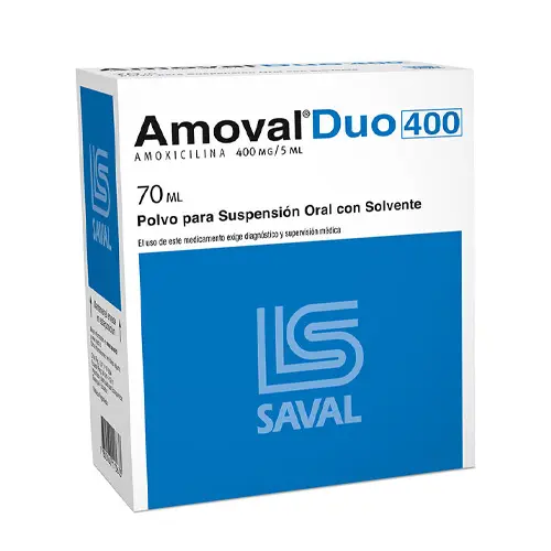 AMOVAL DUO 400 JARABE 70ML