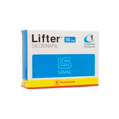 Lifter 50 mg Sildenafil x 1 Comprimido