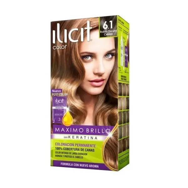 Ilicit Color Rubio Oscuro Ceniza 6.1