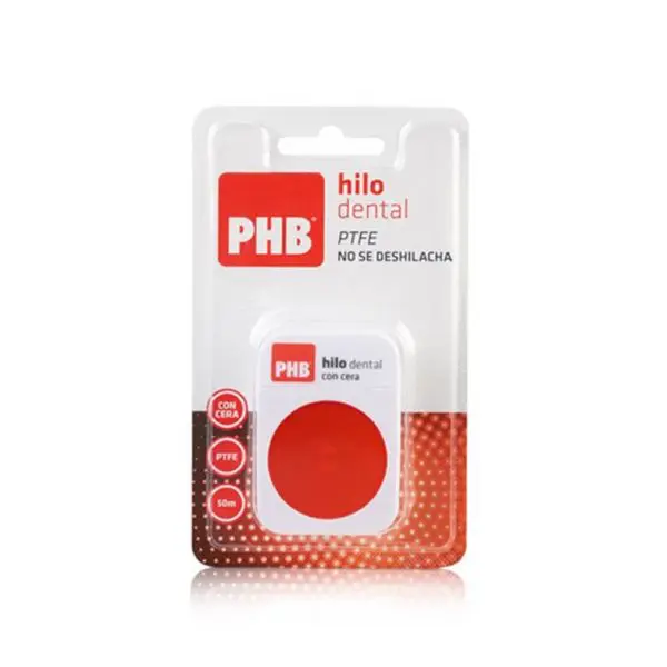 PHB Hilo Dental PTFE con cera