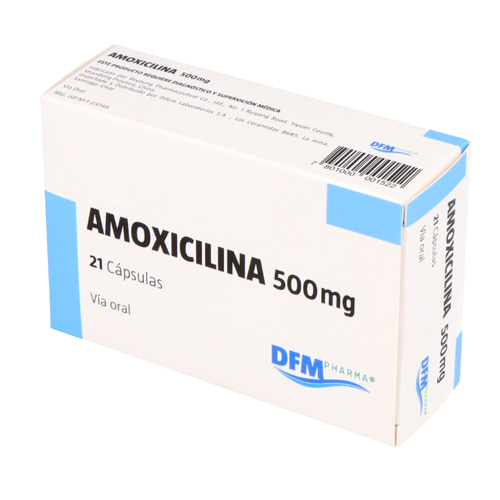 Amoxicilina 500 mg x 21 cápsulas (DFM)