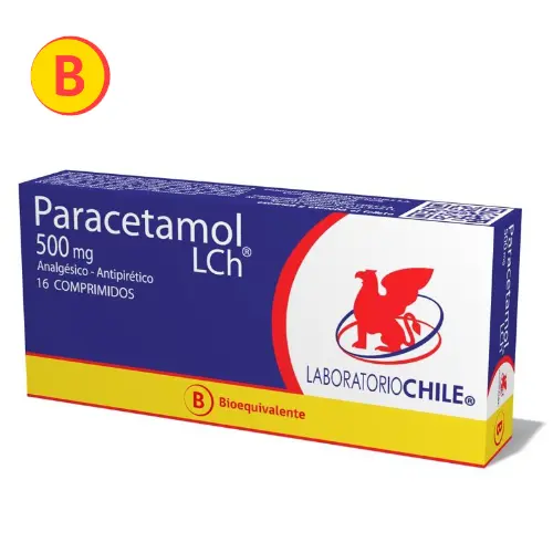 Paracetamol 500Mg X 16 comprimidos (LCh)