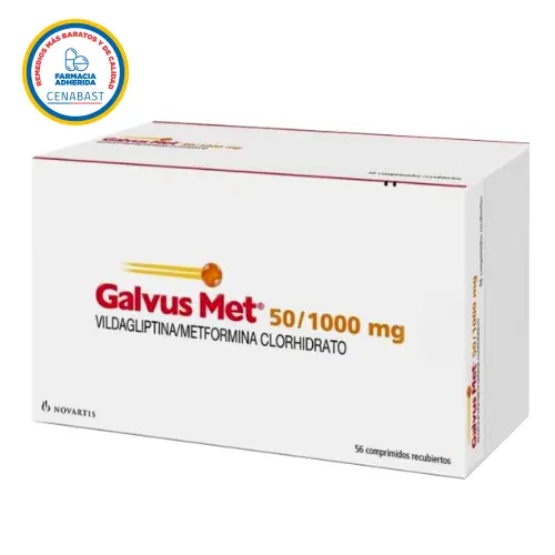 Galvus Met 50/1000 x 56 comprimidos  CENABAST (Axon Pharma)