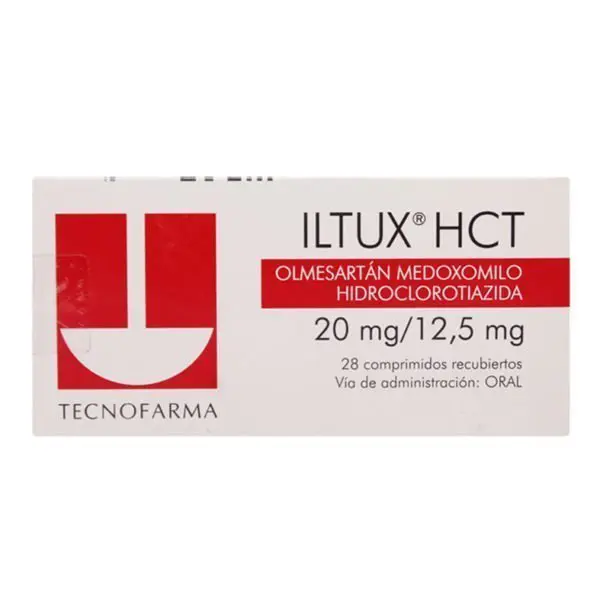 Iltux HCT 20/12,5 x 28 comprimidos recubiertos (Tecnofarma)