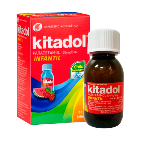 Product image of Kitadol 120 mg/5 ml Jarabe 60 ml (LCh) (Cenabast)