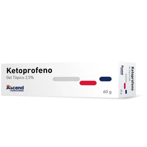 Product image of Ketoprofeno Gel Topico 2,5% 60g (Ascend)