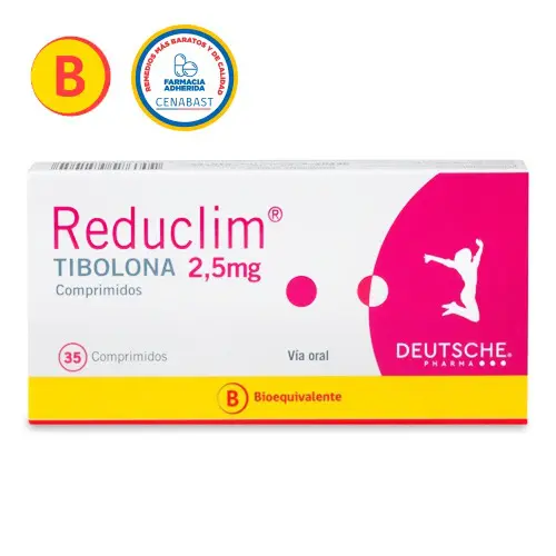 Reduclim 2,5mg x 35 comprimidos (Tibolona)(Cenabast)