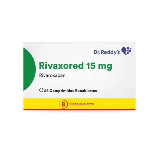 Rivaxored 15 mg x 28 Comprimidos Dr.reddy´s