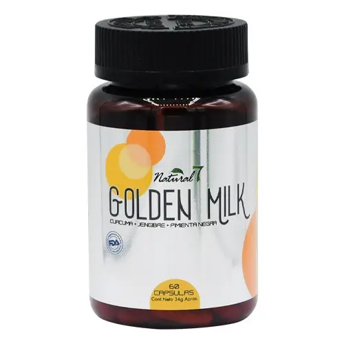 Product image of Golden Milk x 60 Capsulas (Curcuma + Genjibre + Pimienta Negra) N7