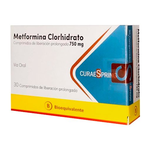 Metformina Clorhidrato XR 750 mg x 30 comp. (Cenabast)