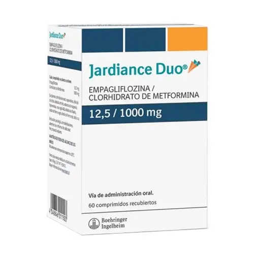 Product image of Jardiance Duo 12,5/1000 x60 Comprimidos (Boehringer)