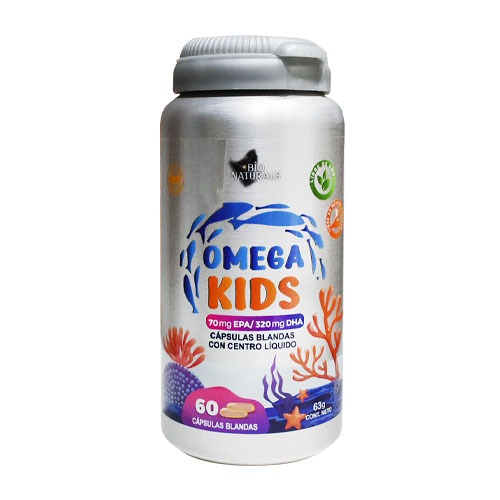 Product image of Omega Kids 70mg EPA / 320mg DHA x 60 Capsulas Blandas