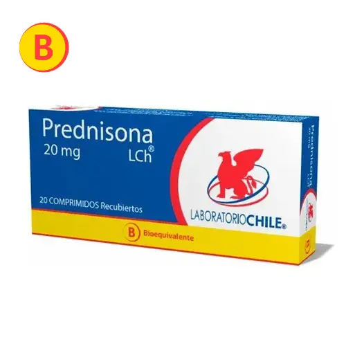 Product image of Prednisona 20mg x 20 Comprimidos (LCh) (Cenabast)