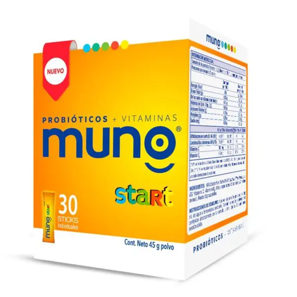 Muno Start Probióticos + Vitaminas 30 Sachet