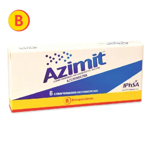 Azimit 500 mg x 6 comprimidos (IPhSA)