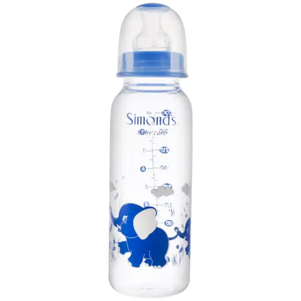 Simonds Baby Mamadera Boca Standard 270 ml (Color Aleatorio)