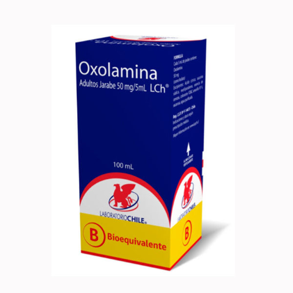 Oxolamina adulto 50mg/5ml x 100ml jarabe L.Chile