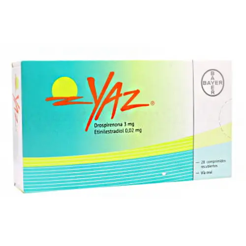 Product image of Yaz x 28 comprimidos recubiertos (Bayer)