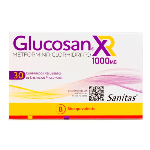 Glucosan XR 1000 mg x 30 comp. recubiertos