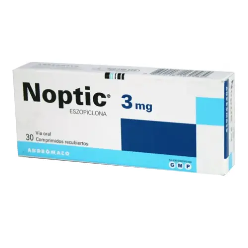 Product image of Noptic Eszopilclona 3mg x 30 comprimidos (Andromaco)