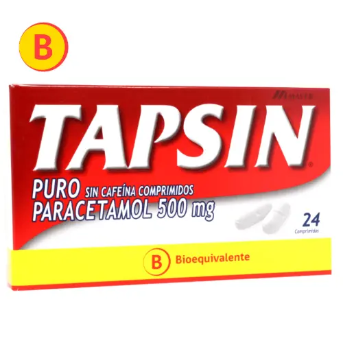 Tapsin 500Mg X 24 comprimidos (Maver)