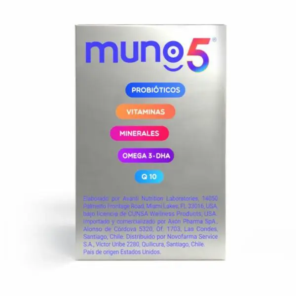 Product image of Muno 5 Multivitamínico 30 Cápsulas