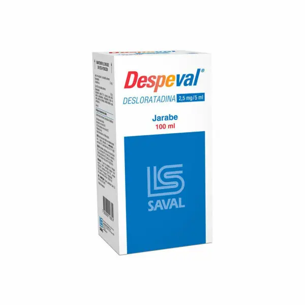 Despeval Desloratadina 2,5 mg/5 ml Jarabe 100 Ml