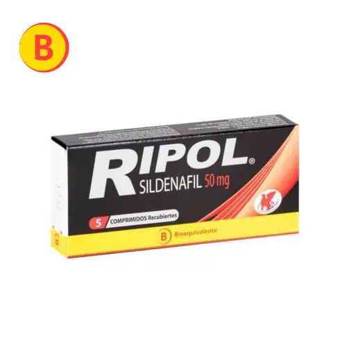 Ripol Sildenafil 50mg x 5 comprimidos