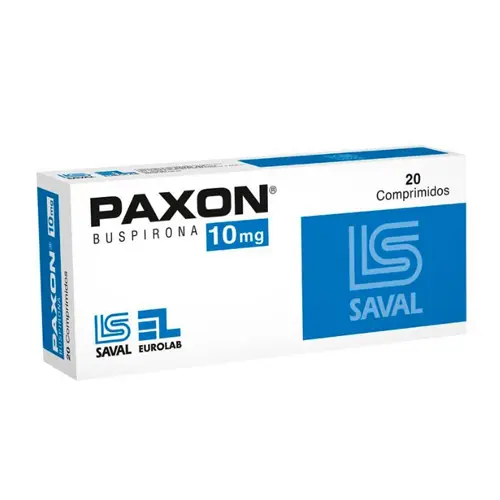 Product image of Paxon 10mg x 20 comprimidos (Laboratorio Saval)