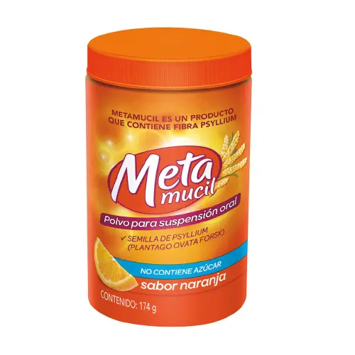 Product image of Metamucil Naranja x 174 g Polvo para Suspensión Oral