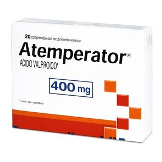 Product image of Atemperator 400 mg x 20 Comprimidos con recubrimiento entérico (Ferrer) (Cenabast)