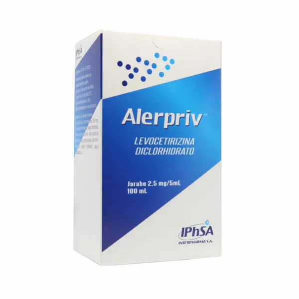 Alerpriv Levocetirizina 2,5/5mL Jarabe 100Ml