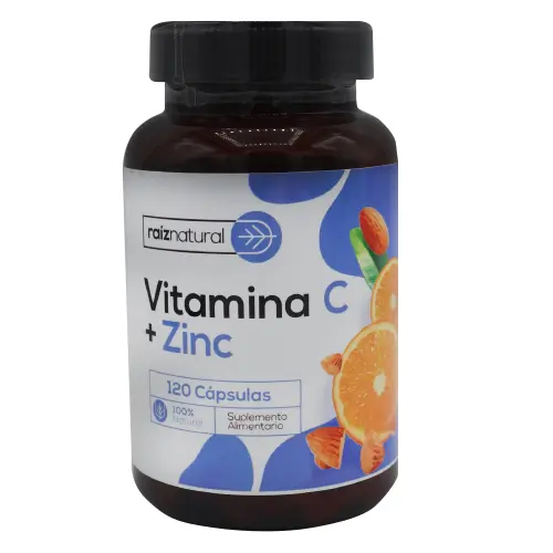 Vitamina C + Zinc x 120 cápsulas