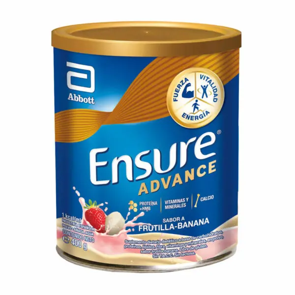 Product image of Ensure Advance Frutilla Platano 850g (Abbott)