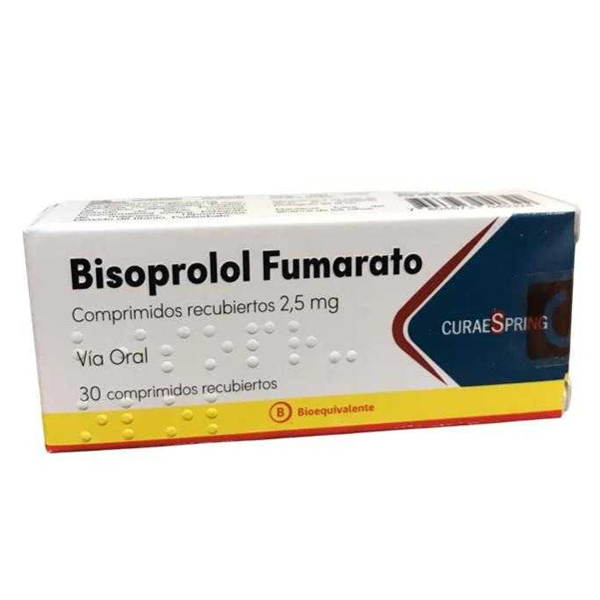 Bisoprolol  2.5 mg x 30 Comprimidos Curaespring