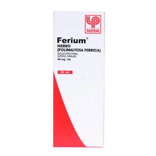 Product image of Ferium solución oral 50 mg/5 ml (Lab Pasteur)