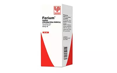 Product image of Ferium solución oral 50 mg/5 ml (Lab Pasteur)