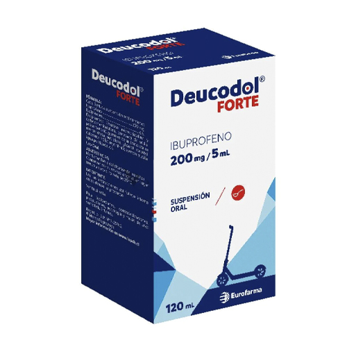 Product image of Deucodol Forte Ibuprofeno 200 mg/5 mL x 120 mL