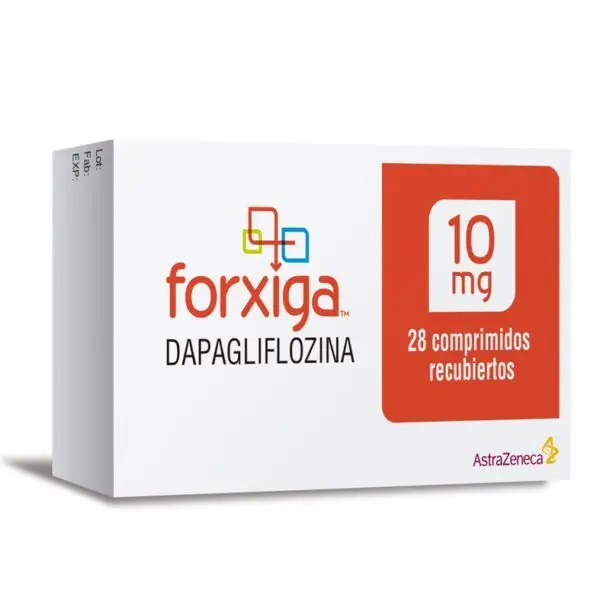 Forxiga 10 mg X 28 tabletas recubiertas (Astrazeneca)