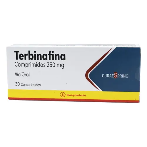 Terbinafina 250 mg x 30 Comprimidos (Cura Spring)