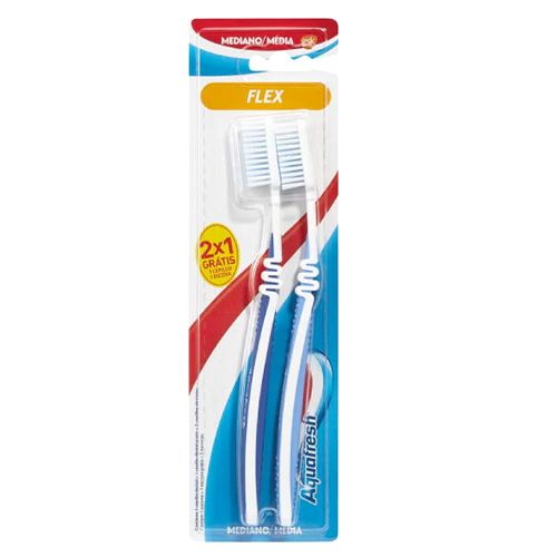 Product image of Pack Cepillo Dental Medio Aquafresh 2 Und