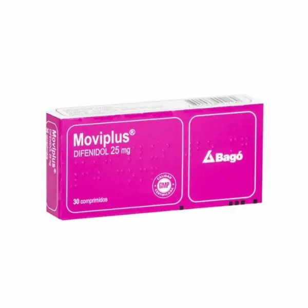 Product image of Moviplus 25 mg x 30 comprimidos (Bagó)