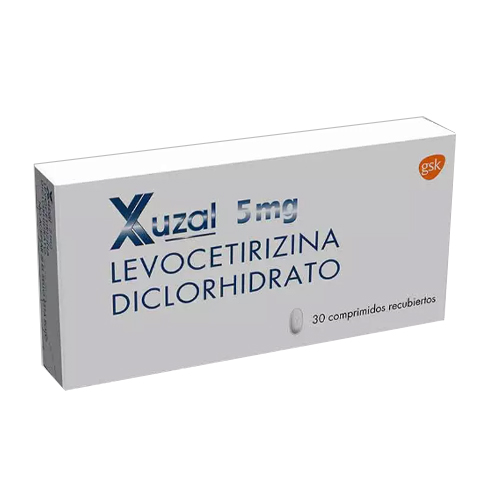 Product image of Xuzal Levocetirizina 5mg x 30 Com. Rec