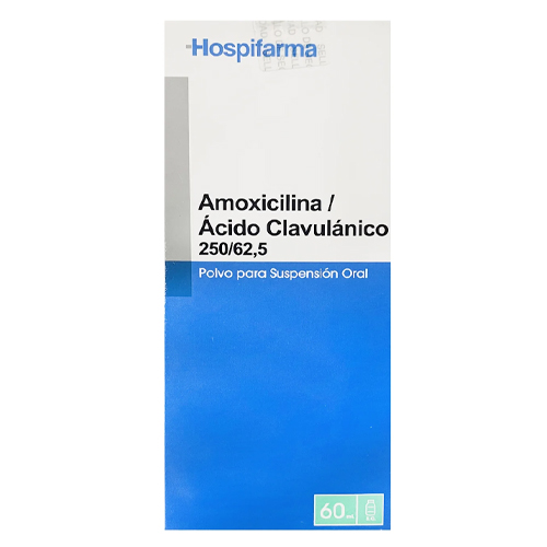 Amoxicilina / Ácido Clavulánico 250/62,5 Polvo Para Suspensión Oral