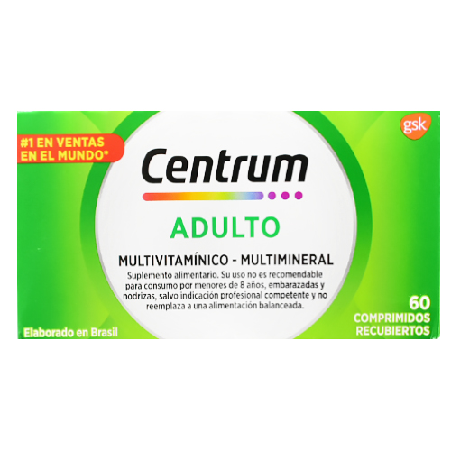 Product image of Centrum adulto x 60 comprimidos